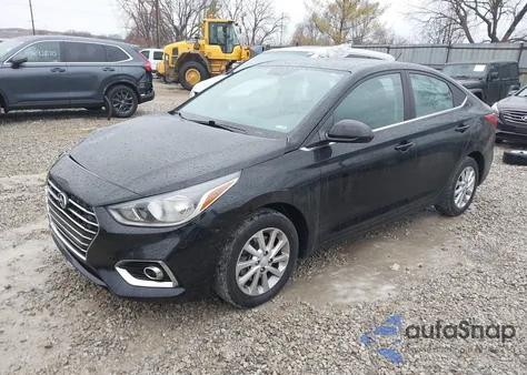 2022 Hyundai Accent Sel из США, поврежденный, VIN 3KPC24A67NE163003